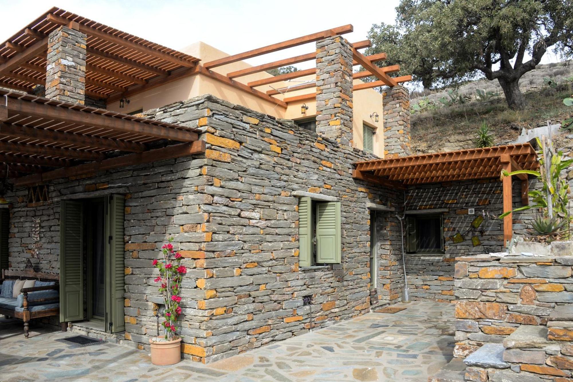 Rural Guest House, Quiet Stay In Nature With Sea View Chavouna ภายนอก รูปภาพ